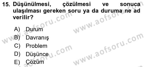 Çağrı Merkezinde Hizmet Dersi 2019 - 2020 Yılı (Final) Dönem Sonu Sınav Soruları 15. Soru