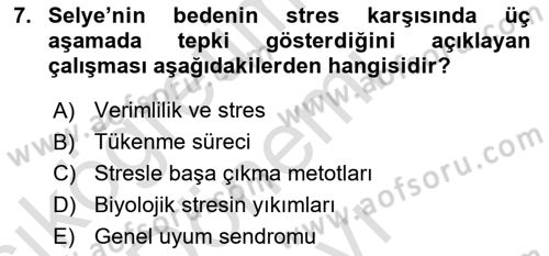 Çağrı Merkezinde Hizmet Dersi 2019 - 2020 Yılı (Final) Dönem Sonu Sınav Soruları 7. Soru
