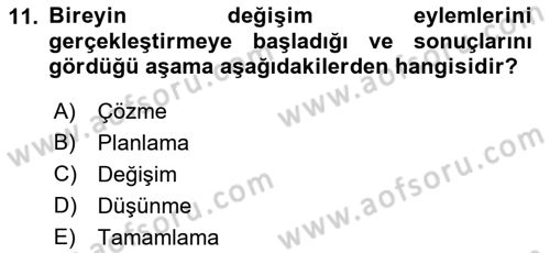 Çağrı Merkezinde Hizmet Dersi Ara Sınavı Deneme Sınav Soruları 11. Soru
