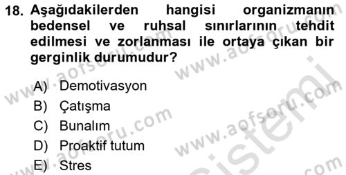 Çağrı Merkezinde Hizmet Dersi 2021 - 2022 Yılı (Vize) Ara Sınav Soruları 18. Soru