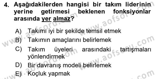 Çağrı Merkezinde Hizmet Dersi 2021 - 2022 Yılı (Final) Dönem Sonu Sınav Soruları 4. Soru