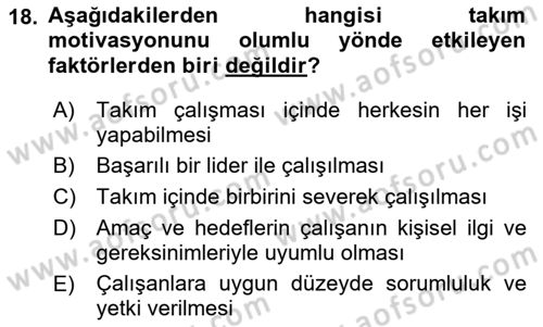 Çağrı Merkezinde Hizmet Dersi 2022 - 2023 Yılı (Vize) Ara Sınav Soruları 18. Soru