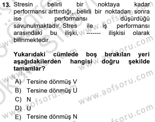 Çağrı Merkezinde Hizmet Dersi 2022 - 2023 Yılı Yaz Okulu Sınav Soruları 13. Soru