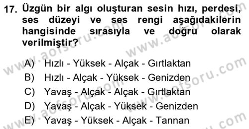 Çağrı Merkezinde Hizmet Dersi 2022 - 2023 Yılı Yaz Okulu Sınav Soruları 17. Soru