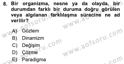 Çağrı Merkezinde Hizmet Dersi 2022 - 2023 Yılı Yaz Okulu Sınav Soruları 8. Soru