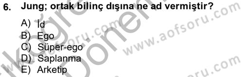 İş ve Yaşamda Motivasyon Dersi 2012 - 2013 Yılı (Vize) Ara Sınav Soruları 6. Soru