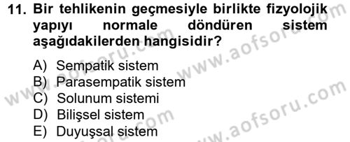 İş ve Yaşamda Motivasyon Dersi 2013 - 2014 Yılı (Vize) Ara Sınav Soruları 11. Soru