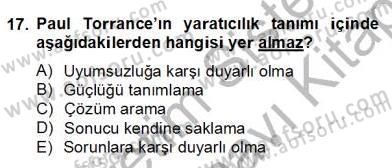 İş ve Yaşamda Motivasyon Dersi 2013 - 2014 Yılı (Final) Dönem Sonu Sınav Soruları 17. Soru