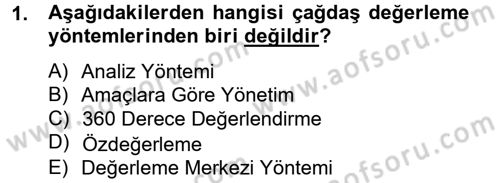 Satış Yönetimi ve Telefonda Satış Dersi 2012 - 2013 Yılı (Final) Dönem Sonu Sınav Soruları 1. Soru