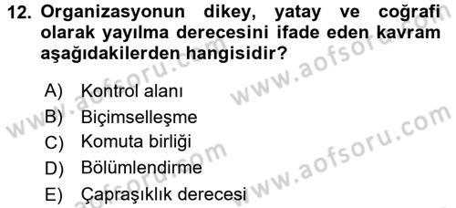 Satış Yönetimi ve Telefonda Satış Dersi 2015 - 2016 Yılı (Vize) Ara Sınav Soruları 12. Soru