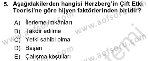 Satış Yönetimi ve Telefonda Satış Dersi 2015 - 2016 Yılı (Final) Dönem Sonu Sınavı 5. Soru