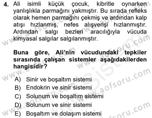 Engelli Psikolojisi Dersi 2017 - 2018 Yılı (Final) Dönem Sonu Sınav Soruları 4. Soru