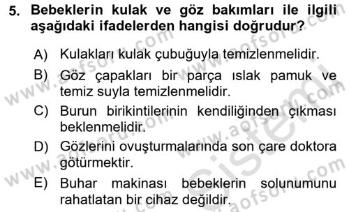 Engelli Bakımı ve Rehabilitasyonunu Planlama Dersi 2022 - 2023 Yılı Yaz Okulu Sınav Soruları 5. Soru