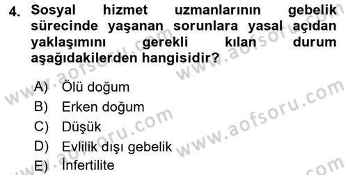 Yaşam Boyu Büyüme ve Gelişim Dersi 2021 - 2022 Yılı Yaz Okulu Sınav Soruları 4. Soru