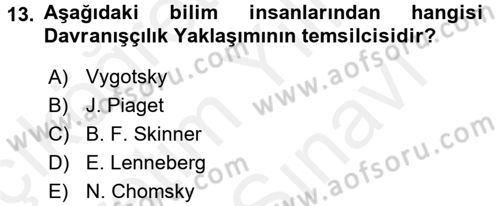 İletişim ve Alternatif İletişim Sistemleri Dersi 2017 - 2018 Yılı (Vize) Ara Sınav Soruları 13. Soru