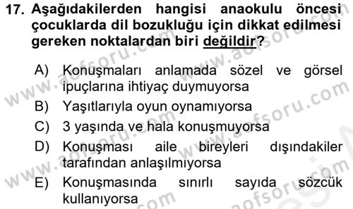 İletişim ve Alternatif İletişim Sistemleri Dersi 2017 - 2018 Yılı (Vize) Ara Sınav Soruları 17. Soru