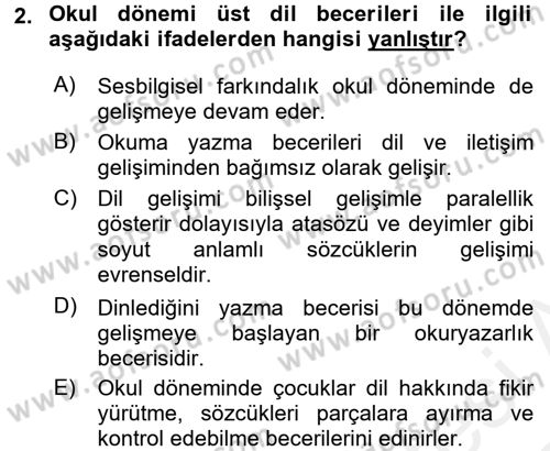 İletişim ve Alternatif İletişim Sistemleri Dersi 2017 - 2018 Yılı (Vize) Ara Sınav Soruları 2. Soru