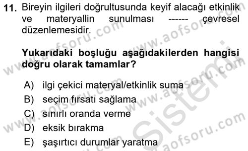 İletişim ve Alternatif İletişim Sistemleri Dersi 2018 - 2019 Yılı 3 Ders Sınav Soruları 11. Soru