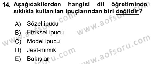 İletişim ve Alternatif İletişim Sistemleri Dersi 2018 - 2019 Yılı 3 Ders Sınav Soruları 14. Soru