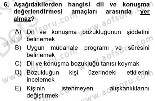 İletişim ve Alternatif İletişim Sistemleri Dersi 2018 - 2019 Yılı 3 Ders Sınav Soruları 6. Soru
