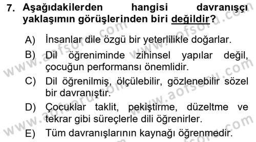 İletişim ve Alternatif İletişim Sistemleri Dersi 2018 - 2019 Yılı (Vize) Ara Sınav Soruları 7. Soru