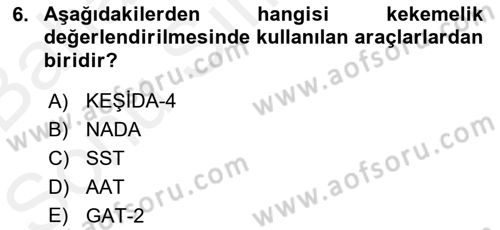 İletişim ve Alternatif İletişim Sistemleri Dersi 2018 - 2019 Yılı (Final) Dönem Sonu Sınav Soruları 6. Soru