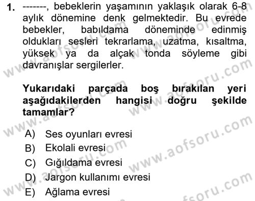 İletişim ve Alternatif İletişim Sistemleri Dersi 2021 - 2022 Yılı (Vize) Ara Sınav Soruları 1. Soru