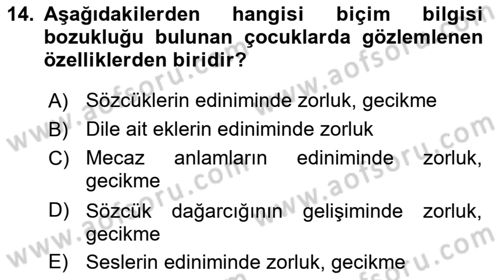 İletişim ve Alternatif İletişim Sistemleri Dersi 2021 - 2022 Yılı (Vize) Ara Sınav Soruları 14. Soru