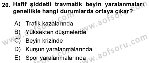 İletişim ve Alternatif İletişim Sistemleri Dersi 2021 - 2022 Yılı (Vize) Ara Sınav Soruları 20. Soru