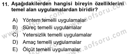 İletişim ve Alternatif İletişim Sistemleri Dersi 2021 - 2022 Yılı (Final) Dönem Sonu Sınav Soruları 11. Soru