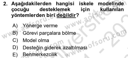 İletişim ve Alternatif İletişim Sistemleri Dersi 2021 - 2022 Yılı (Final) Dönem Sonu Sınav Soruları 2. Soru