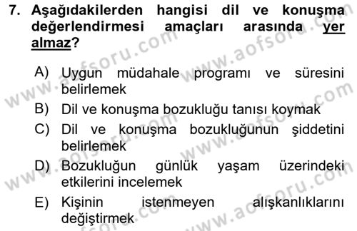 İletişim ve Alternatif İletişim Sistemleri Dersi 2021 - 2022 Yılı (Final) Dönem Sonu Sınav Soruları 7. Soru