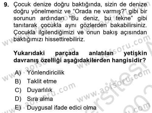 İletişim ve Alternatif İletişim Sistemleri Dersi 2021 - 2022 Yılı (Final) Dönem Sonu Sınav Soruları 9. Soru