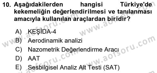 İletişim ve Alternatif İletişim Sistemleri Dersi 2021 - 2022 Yılı Yaz Okulu Sınav Soruları 10. Soru