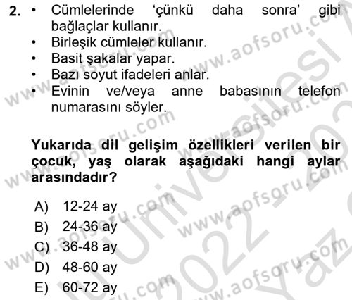İletişim ve Alternatif İletişim Sistemleri Dersi 2022 - 2023 Yılı Yaz Okulu Sınav Soruları 2. Soru