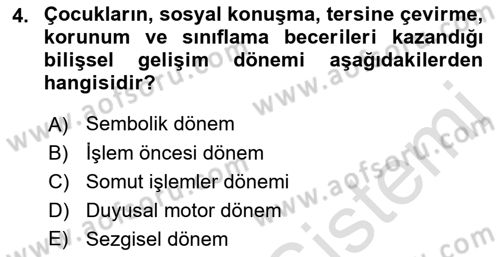 İletişim ve Alternatif İletişim Sistemleri Dersi 2022 - 2023 Yılı Yaz Okulu Sınav Soruları 4. Soru