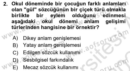 İletişim ve Alternatif İletişim Sistemleri Dersi 2023 - 2024 Yılı (Final) Dönem Sonu Sınav Soruları 2. Soru