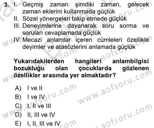 İletişim ve Alternatif İletişim Sistemleri Dersi 2023 - 2024 Yılı (Final) Dönem Sonu Sınav Soruları 3. Soru