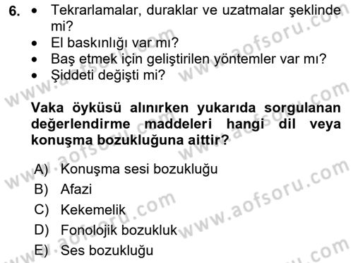 İletişim ve Alternatif İletişim Sistemleri Dersi 2023 - 2024 Yılı (Final) Dönem Sonu Sınav Soruları 6. Soru