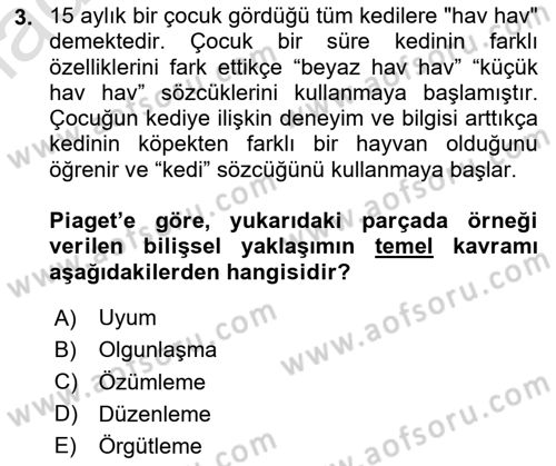 İletişim ve Alternatif İletişim Sistemleri Dersi 2023 - 2024 Yılı Yaz Okulu Sınav Soruları 3. Soru