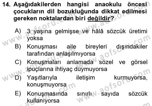 İletişim ve Alternatif İletişim Sistemleri Dersi 2024 - 2025 Yılı (Vize) Ara Sınav Soruları 14. Soru
