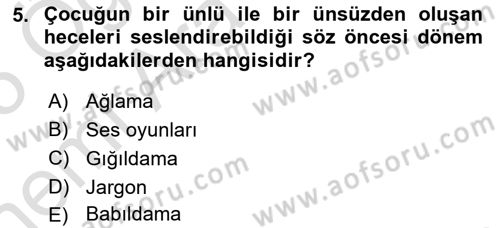 İletişim ve Alternatif İletişim Sistemleri Dersi 2024 - 2025 Yılı (Vize) Ara Sınav Soruları 5. Soru
