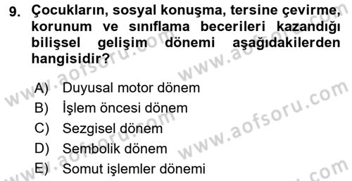 İletişim ve Alternatif İletişim Sistemleri Dersi 2024 - 2025 Yılı (Vize) Ara Sınav Soruları 9. Soru
