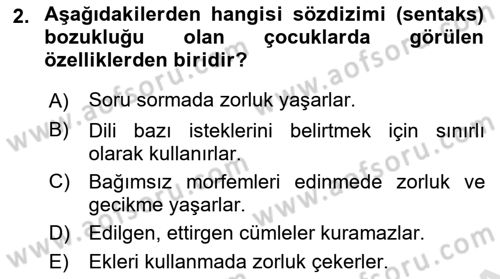 İletişim ve Alternatif İletişim Sistemleri Dersi 2024 - 2025 Yılı (Final) Dönem Sonu Sınav Soruları 2. Soru