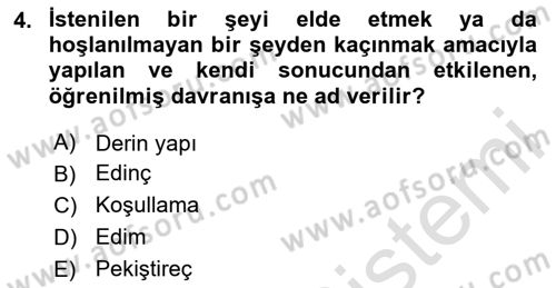 İletişim ve Alternatif İletişim Sistemleri Dersi 2024 - 2025 Yılı Yaz Okulu Sınav Soruları 4. Soru