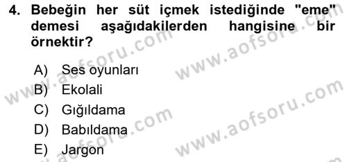 İletişim ve Alternatif İletişim Sistemleri Dersi 2025 - 2026 Yılı (Vize) Ara Sınav Soruları 4. Soru