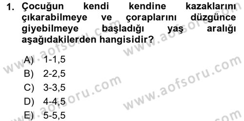 Temel Bakım ve Rehabilitasyon 1 Dersi 2017 - 2018 Yılı (Vize) Ara Sınav Soruları 1. Soru