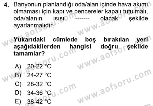 Temel Bakım ve Rehabilitasyon 2 Dersi 2023 - 2024 Yılı Yaz Okulu Sınav Soruları 4. Soru