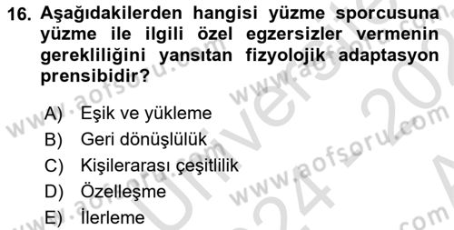 Temel Bakım ve Rehabilitasyon 2 Dersi Ara Sınavı Deneme Sınav Soruları 16. Soru