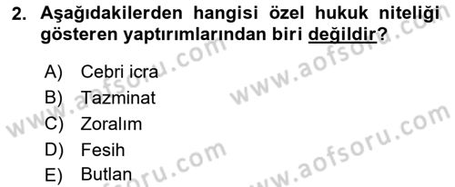 Engelli Mevzuatı ve Meslek Etiği Dersi 2018 - 2019 Yılı 3 Ders Sınav Soruları 2. Soru